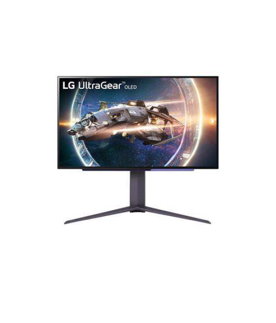 LG 27GR95QE-B pantalla para PC 67,3 cm (26.5") 2560 x 1440 Pixeles Quad HD OLED Gris