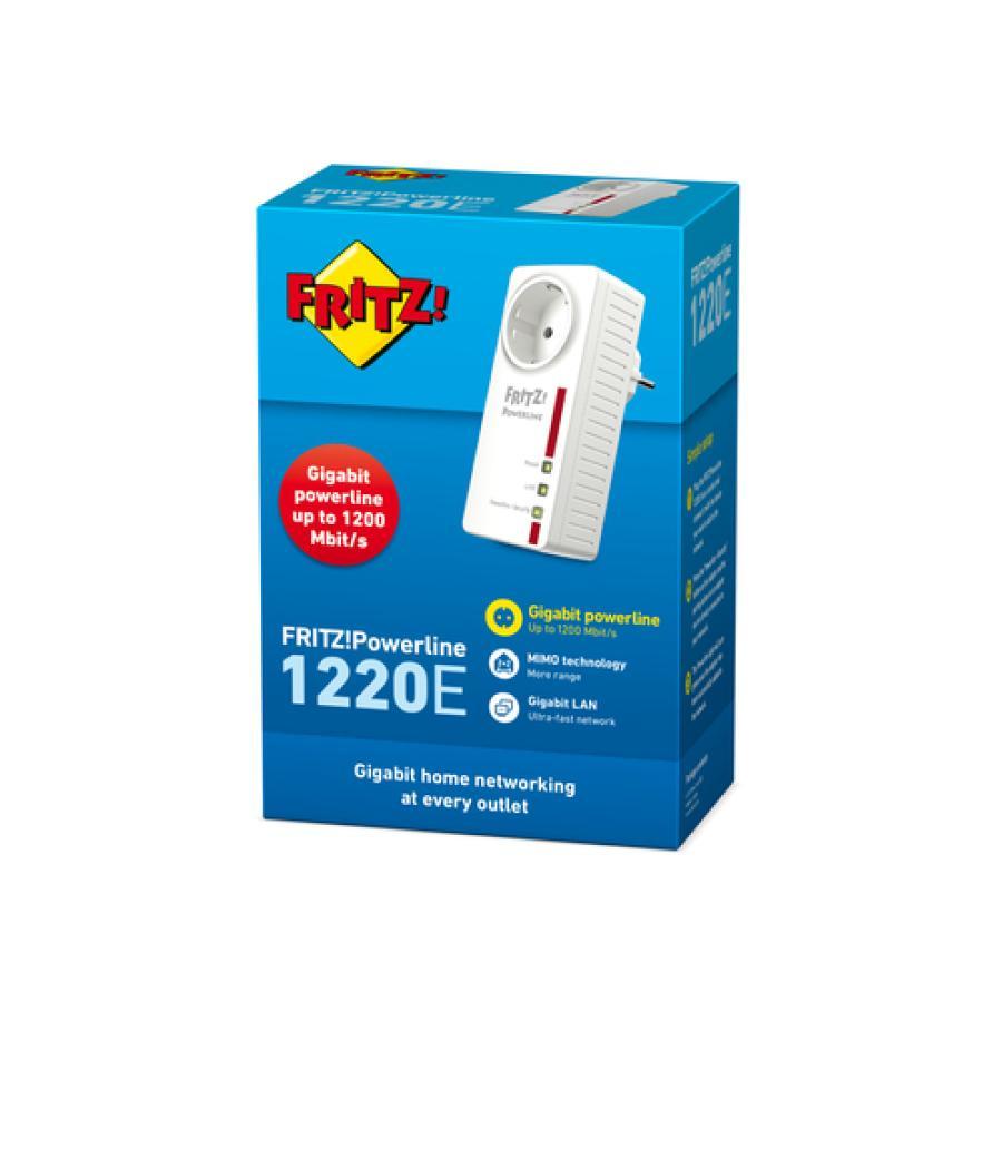 FRITZ!Powerline 1220E 1200 Mbit/s Ethernet Blanco 1 pieza(s)