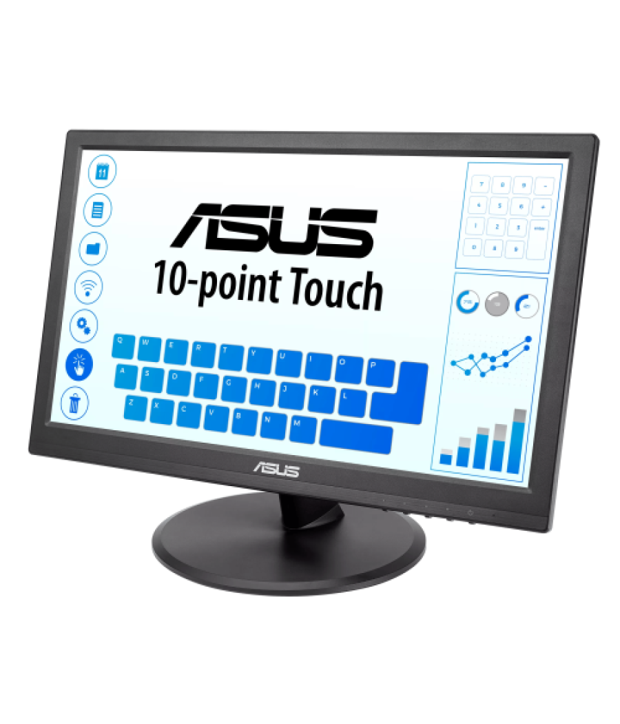 Asus vt168hr 39,6 cm (15.6") 1366 x 768 pixeles multi-touch negro