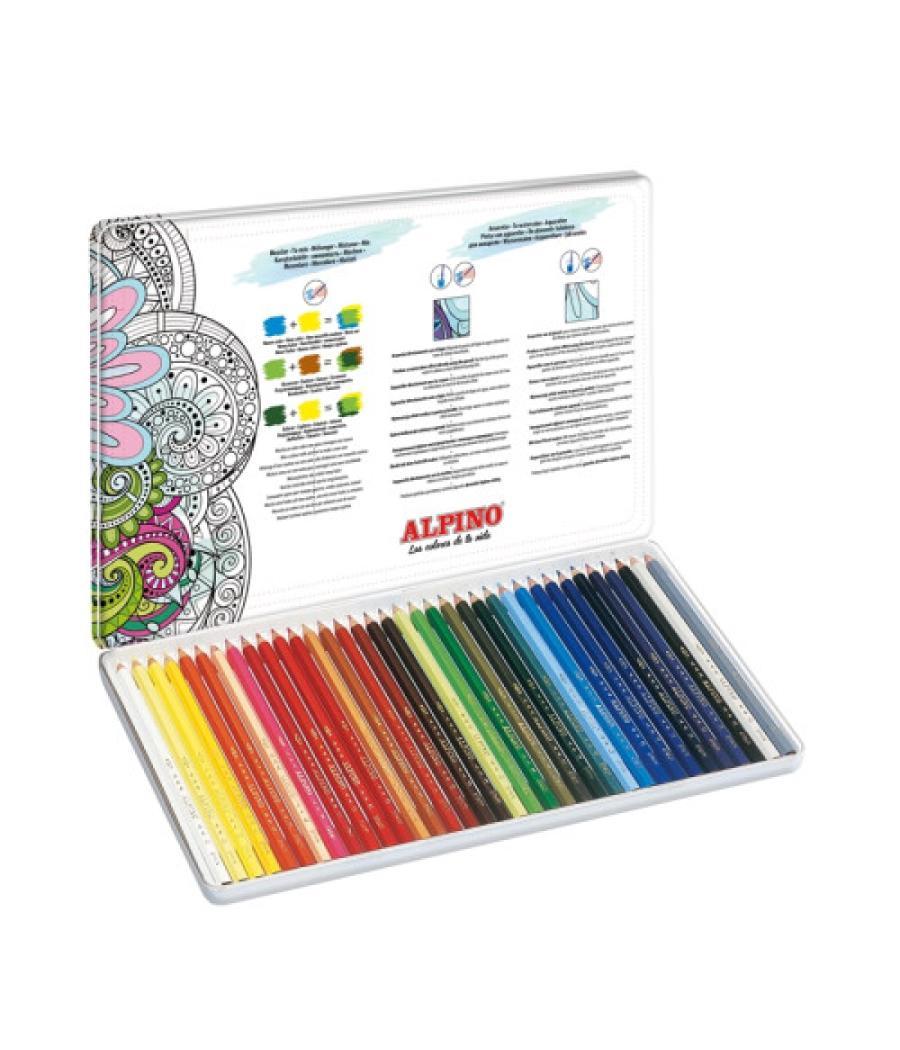 Alpino al000242 lápiz de color multicolor 36 pieza(s)