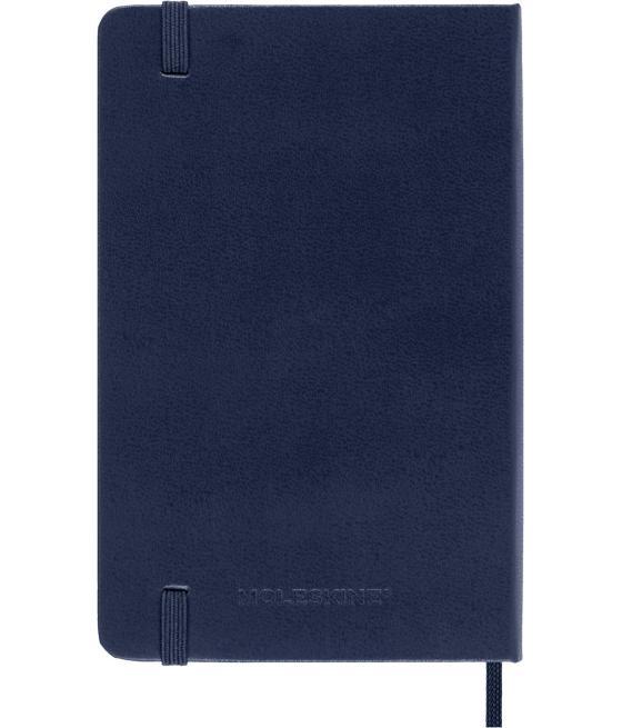 Agenda 18 meses 2024-2025 semanal p (9 x 14 cm) azul zafiro tapa dura moleskine dhb2018wn2y25