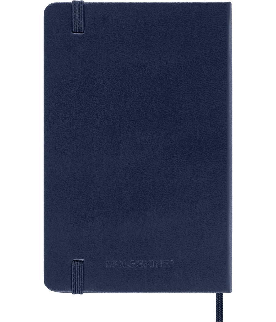 Agenda 18 meses 2024-2025 semanal p (9 x 14 cm) azul zafiro tapa dura moleskine dhb2018wn2y25