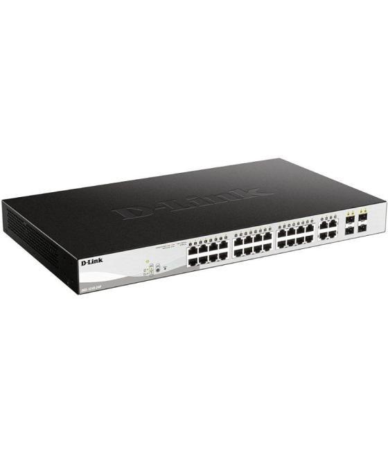 Switch gestionado d-link dgs-1210-24p 24 puertos/ rj-45 10/100/1000/ poe/ sfp