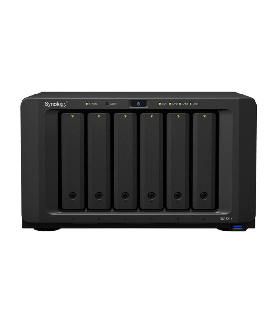 Nas synology diskstation ds1621+ 6 bahias 108t