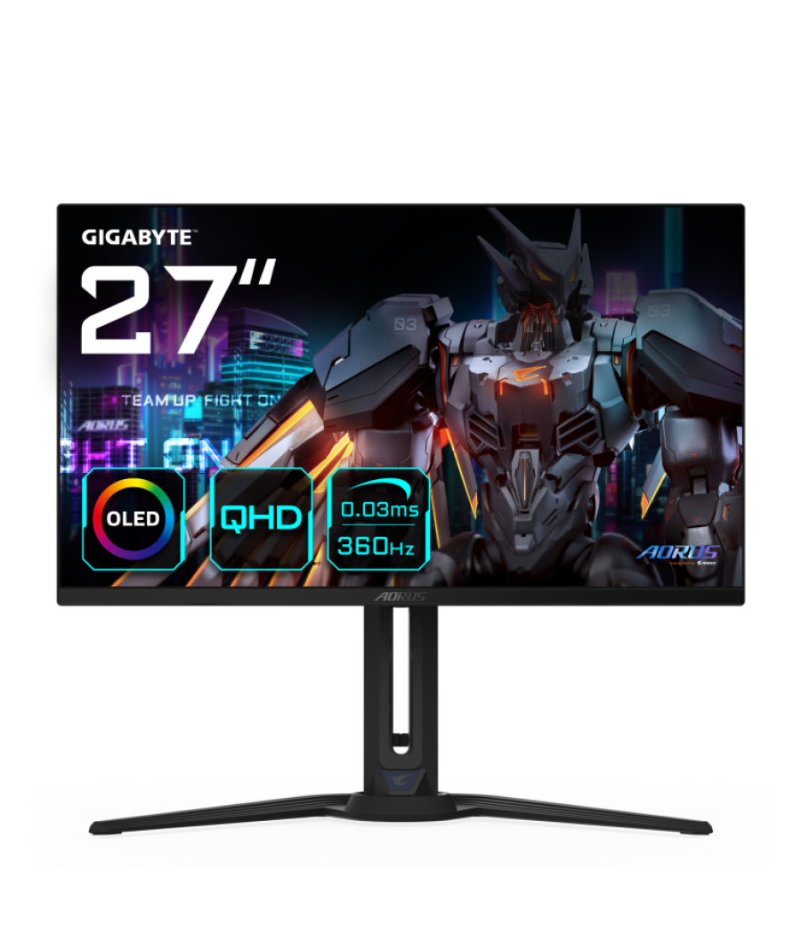 Monitor gaming gigabyte fo27q3 27" 2560x1440 qhd