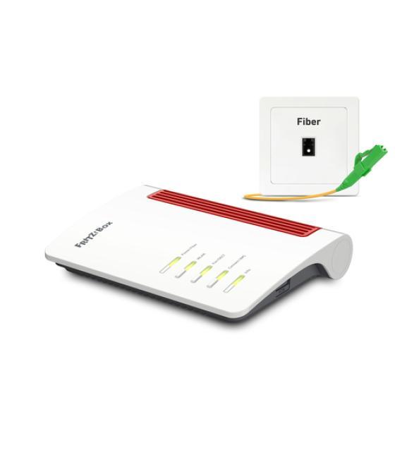 FRITZ!Box 5530 (WITH SFP XGSPON) router inalámbrico Gigabit Ethernet Doble banda (2,4 GHz / 5 GHz) Blanco