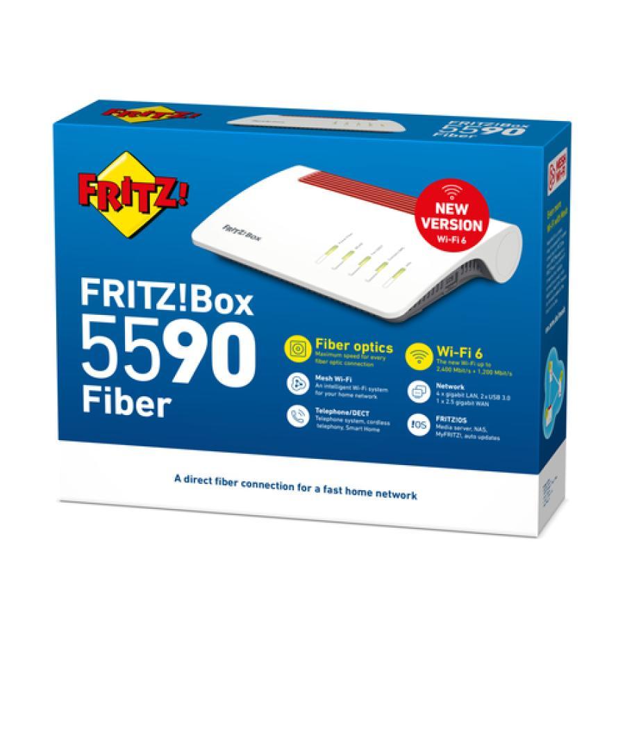 FRITZ!Box 5590 Fiber Edition Internation router inalámbrico