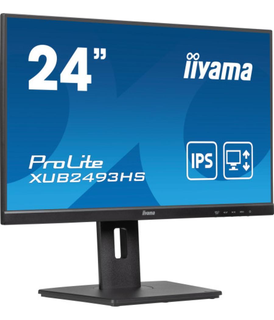 Iiyama prolite xub2493hs-b6 pantalla para pc 60,5 cm (23.8") 1920 x 1080 pixeles full hd led negro