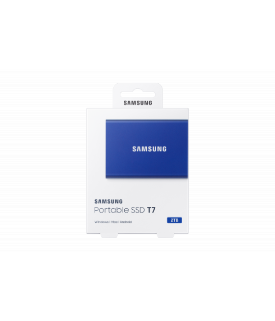 Samsung portable ssd t7 2000 gb azul