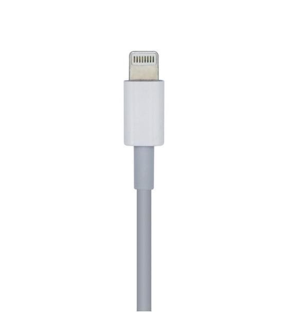 Cable lightning aisens a102-0441/ lightning macho - usb tipo-c macho/ 20cm/ blanco