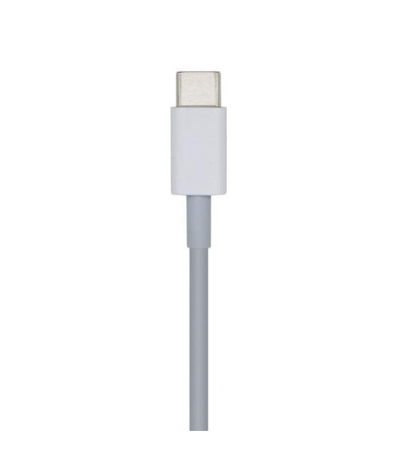 Cable lightning aisens a102-0441/ lightning macho - usb tipo-c macho/ 20cm/ blanco