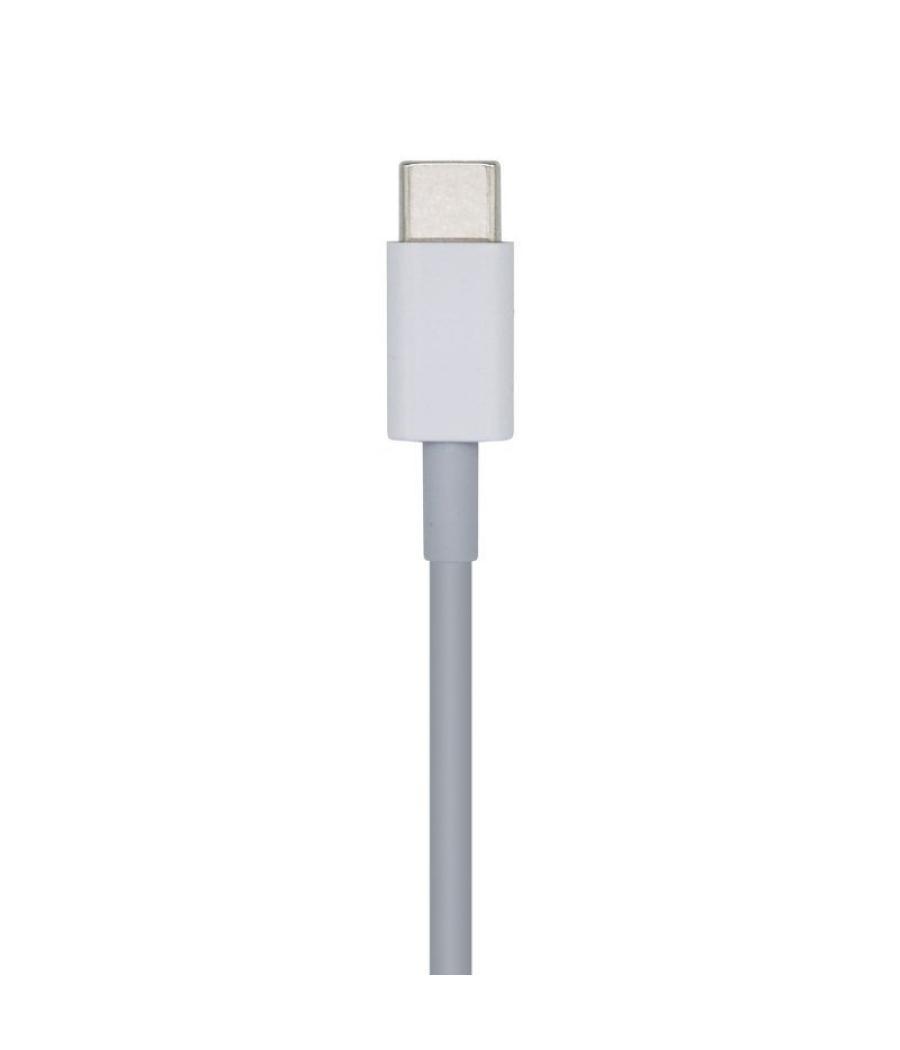 Cable lightning aisens a102-0441/ lightning macho - usb tipo-c macho/ 20cm/ blanco