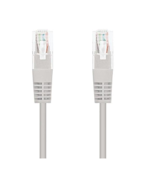 Cable de red rj45 utp nanocable 10.20.0425 cat.6/ 25m/ gris