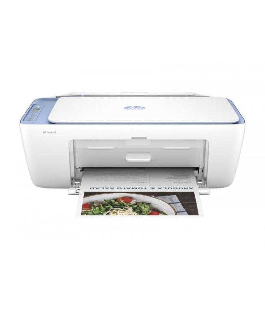 Multifuncion hp deskjet 2822e wifi usb 20ppm negro 16 ppm color scan 1200pp color blanco/brisa azul