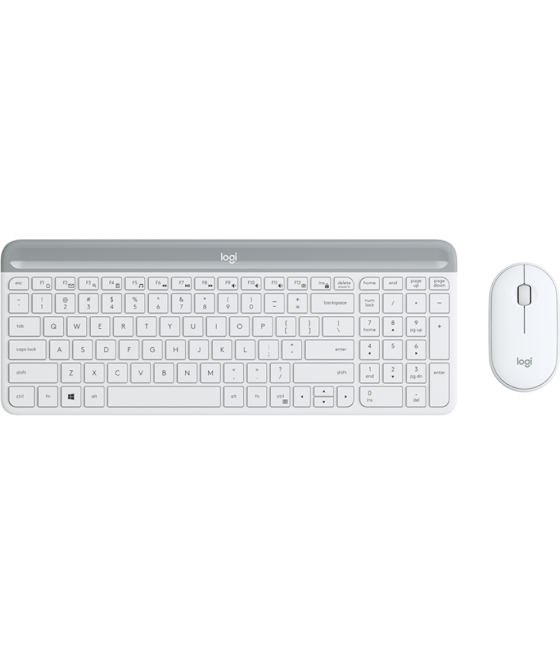 Combo teclado raton logitech mk470 rf inalambrico gris