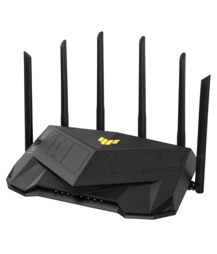 ASUS TUF Gaming AX6000 (TUF-AX6000) router inalámbrico Gigabit Ethernet Doble banda (2,4 GHz / 5 GHz) Negro