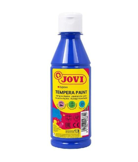 Jovi témpera líquida botella de 250ml azul oscuro