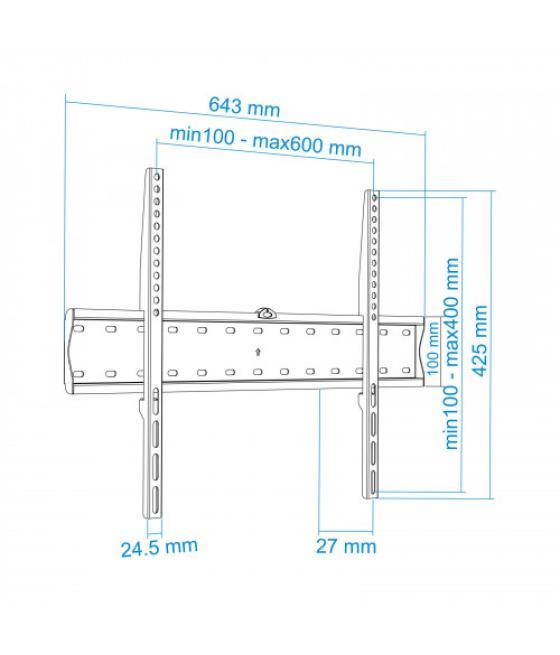 Tooq lp4170f-b tv mount 177,8 cm (70") negro