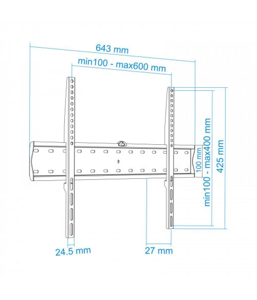 Tooq lp4170f-b tv mount 177,8 cm (70") negro