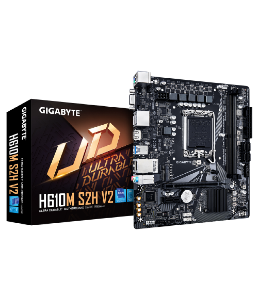Gigabyte h610m s2h v2 placa base intel h610 express lga 1700 micro atx