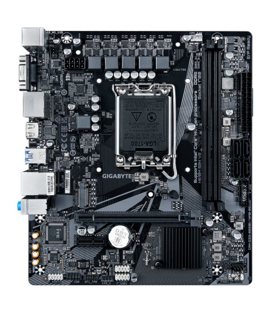 Gigabyte h610m s2h v2 placa base intel h610 express lga 1700 micro atx