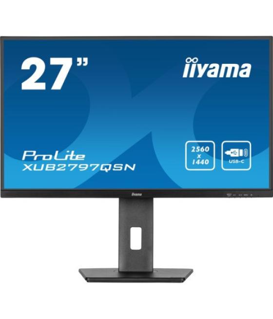 Monitor iiyama 27",panel ips, usb dock c, altavoces,100hz, 1ms