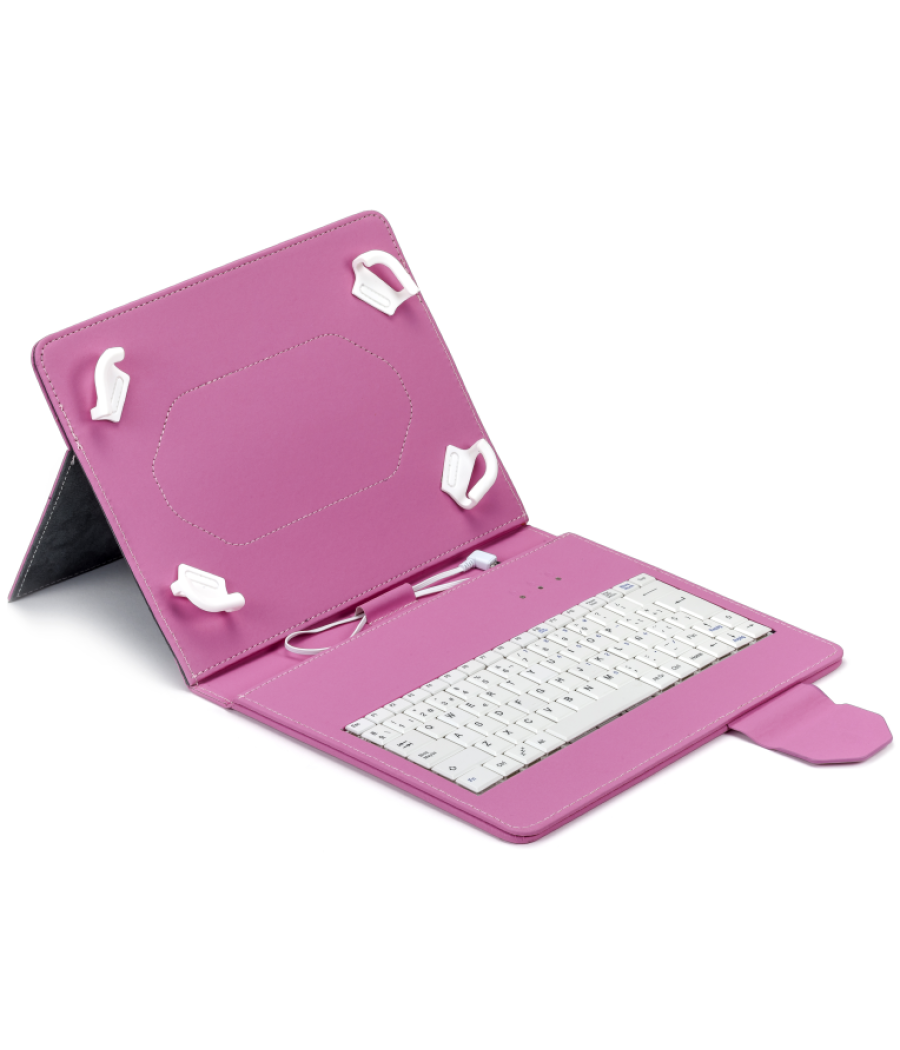Funda tablet maillon urban keyboard usb 9.7pulgadas - 11pulgadas rosa - con teclado