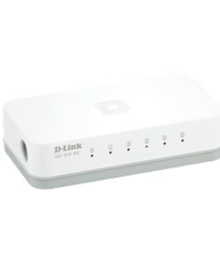 Switch 5 puertos 10 - 100 mb soho d - link