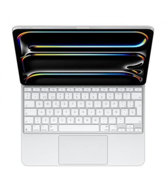 Magic keyboard for ipad pro 13" m4 - spanish - white