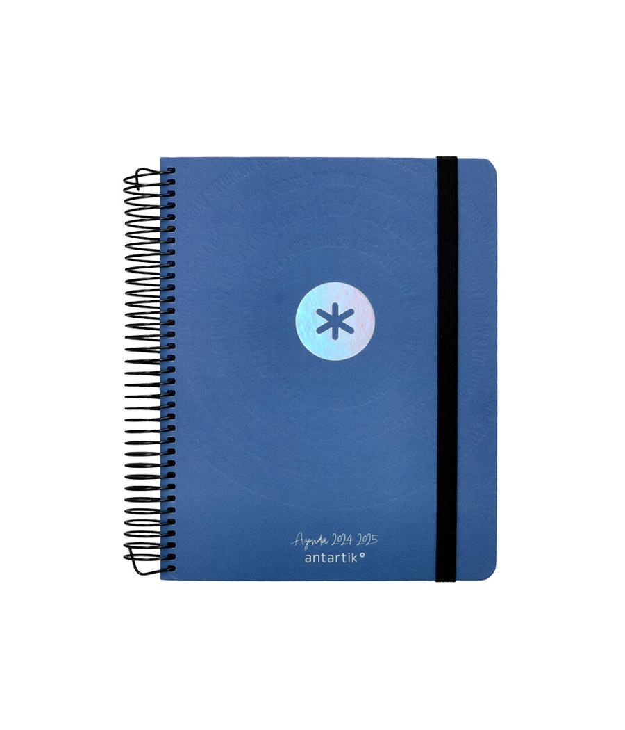 Agenda escolar antartik año 24 - 25 curso colección minimal blue día página a5