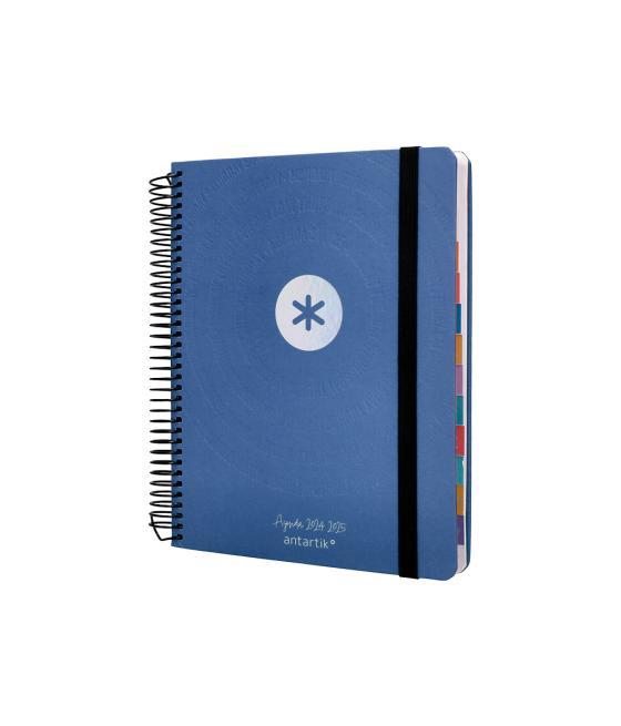 Agenda escolar antartik año 24 - 25 curso colección minimal blue día página a5