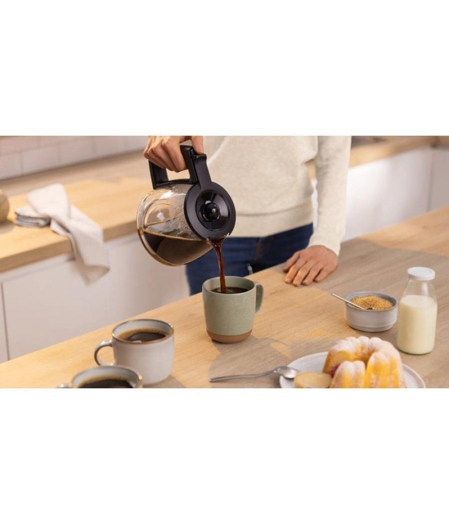 Cafetera de goteo bosch mymoment/ 15 tazas/ negra