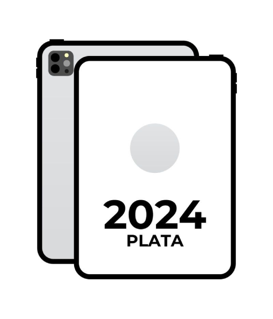 Apple ipad pro 11' 2024 5th wifi cell/ 5g/ m4/ 512gb/ plata