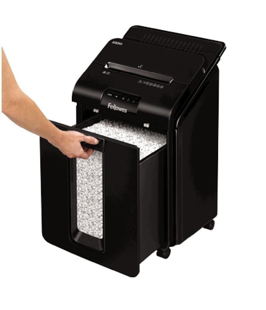 Destructora fellowes automax 100m/ microcorte de 4 x 10mm/ negra