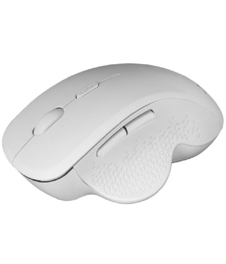 Ratón gaming inalámbrico mars gaming mmwergo/ hasta 3200 dpi/ blanco