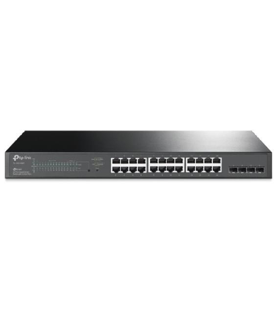 Switch semigestionable poe+ tp-link sg2428lp 28p de los cuales 16p giga poe+ 8p giga + 4p slot giga sfp soporta 150w