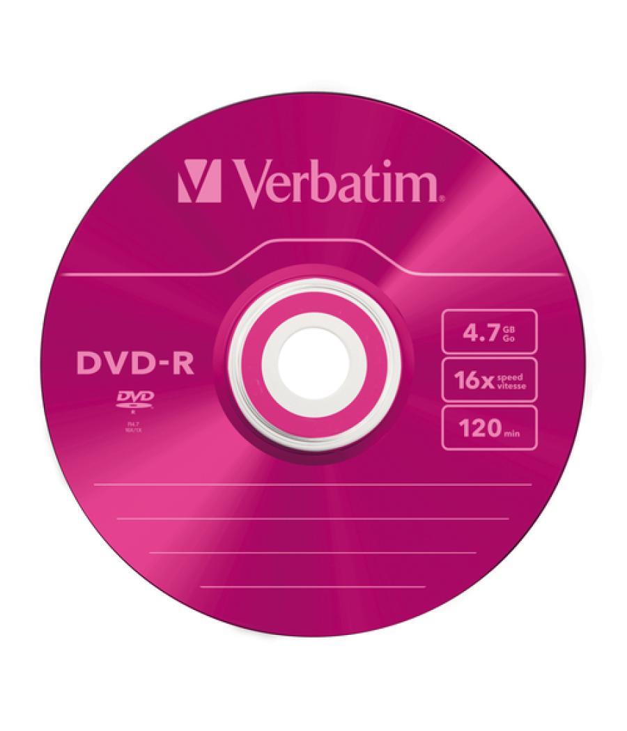 Verbatim DVD-R Colour 4,7 GB 5 pieza(s)