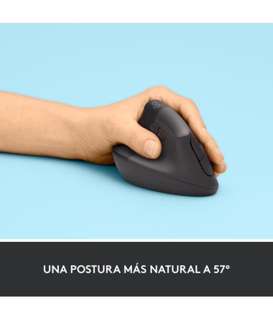 Logitech Lift ratón Izquierda RF inalámbrica + Bluetooth 4000 DPI