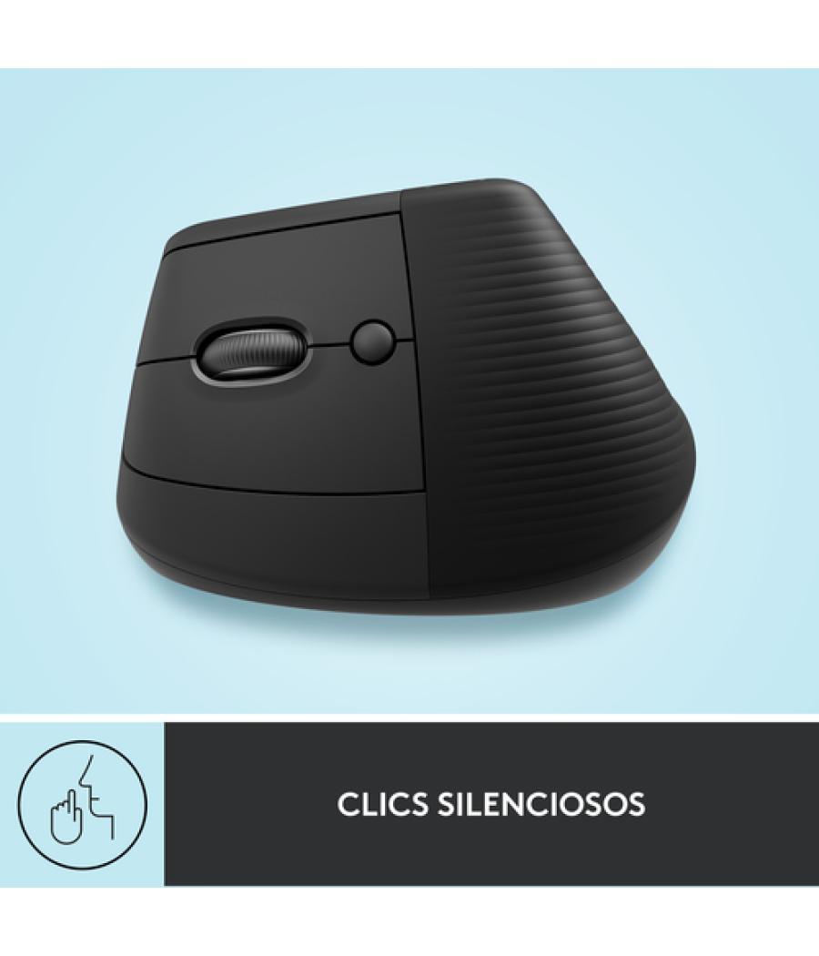 Logitech Lift ratón Izquierda RF inalámbrica + Bluetooth 4000 DPI