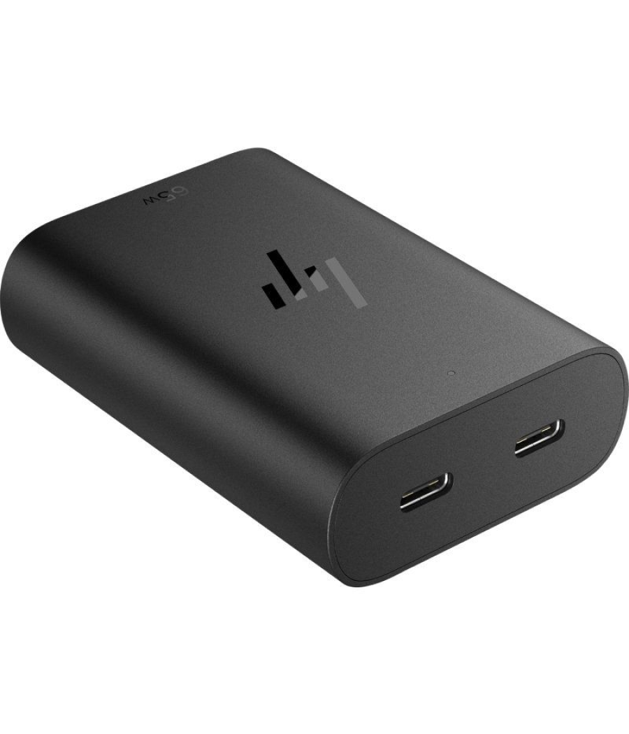 Cargador de portátil hp 600q7aa usb tipo-c/ 65w/ automático/ voltaje 5-20v/ 2x usb tipo-c