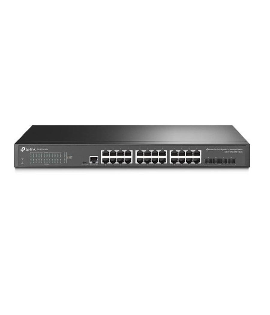 Switch gestionable jetstream tp-link sg3428x 24p gigabit l2 y 4 ranuras sfp de 10 ge