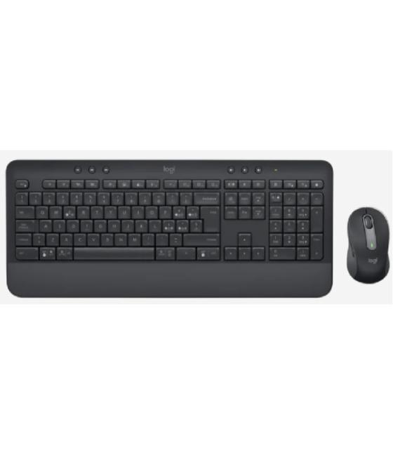 Pack teclado y mouse logitech wireless y bluetooth signature mk650 for business