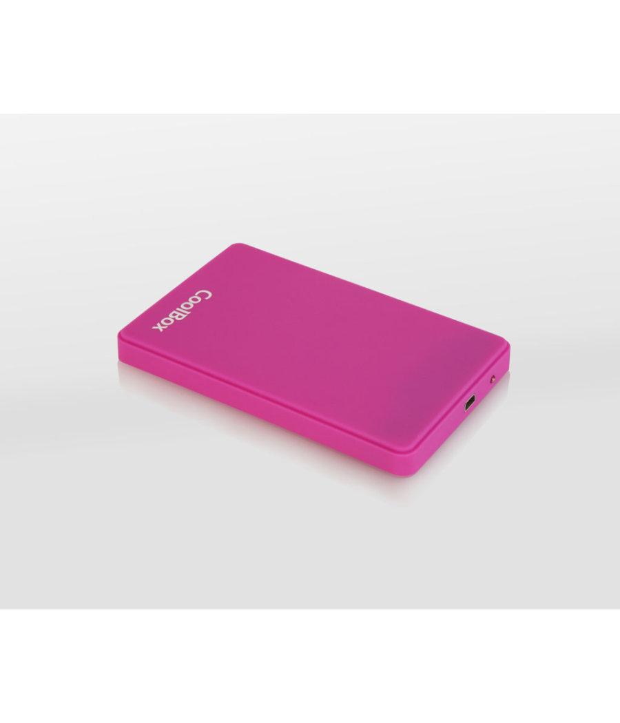 Carcasa externa hdd 2.5" coolbox scg2543 morado usb3.0