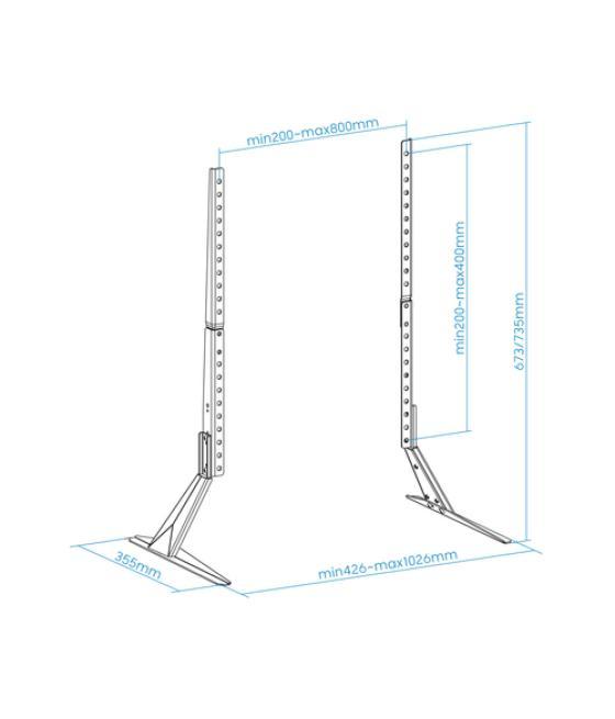 Tooq - soporte mesa at-galaxia para pantallas 23-75"