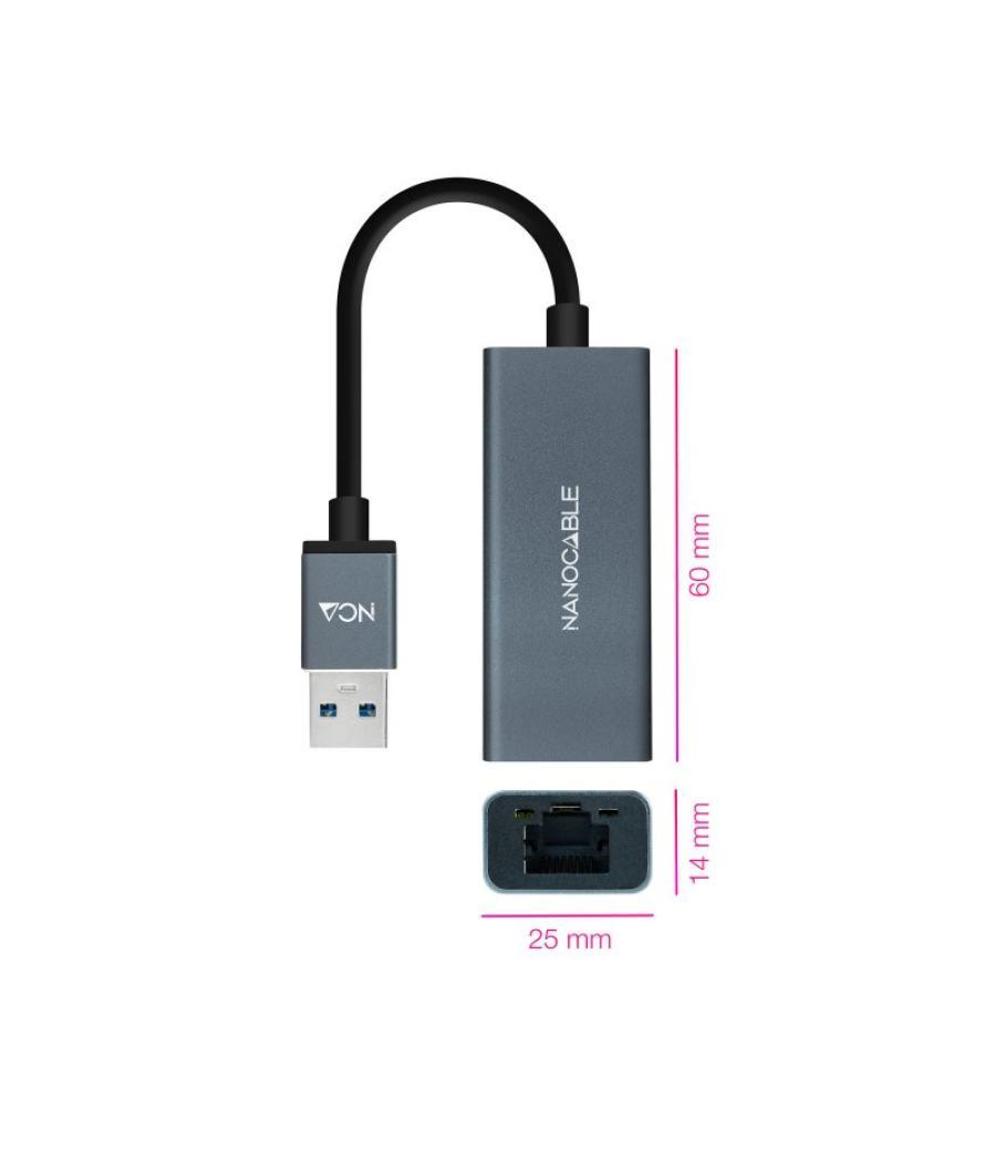 Nanocable conversor usb 3.0 a ethernet gigabit