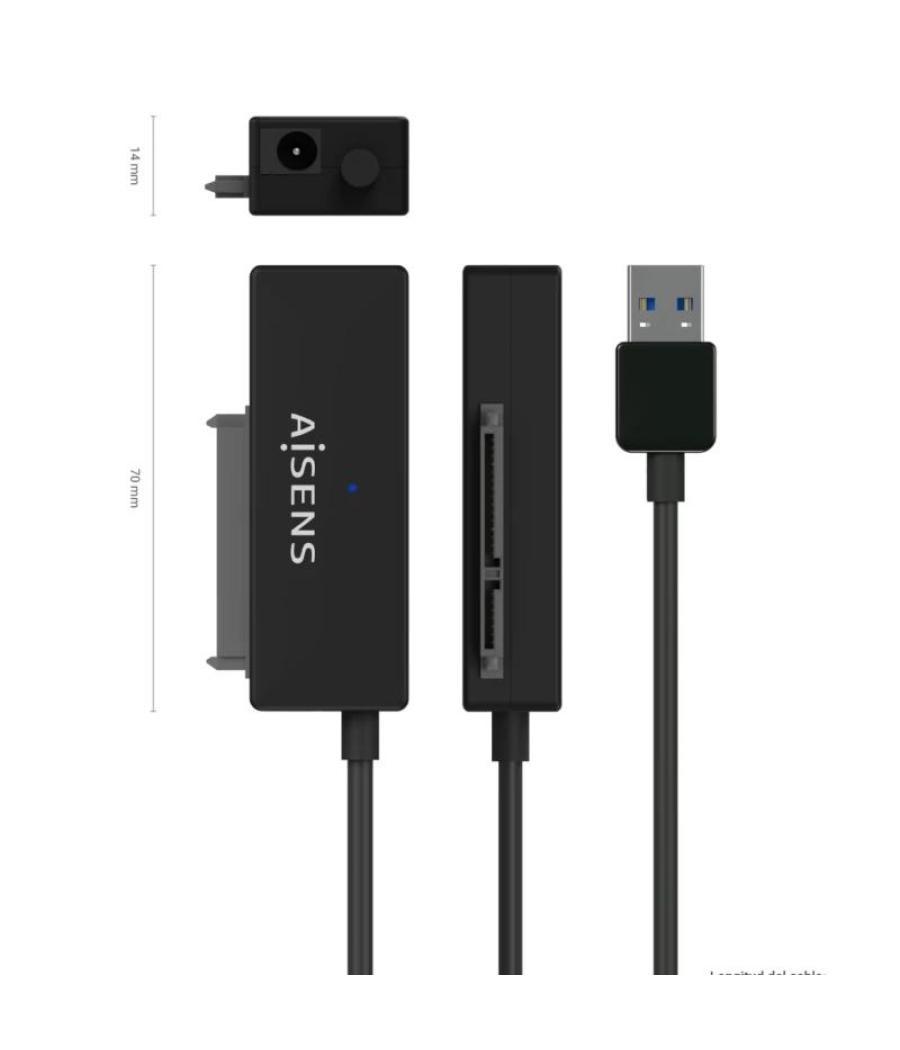 Aisens adaptador sata a usb-a 3.0 discos 2.5/3.5