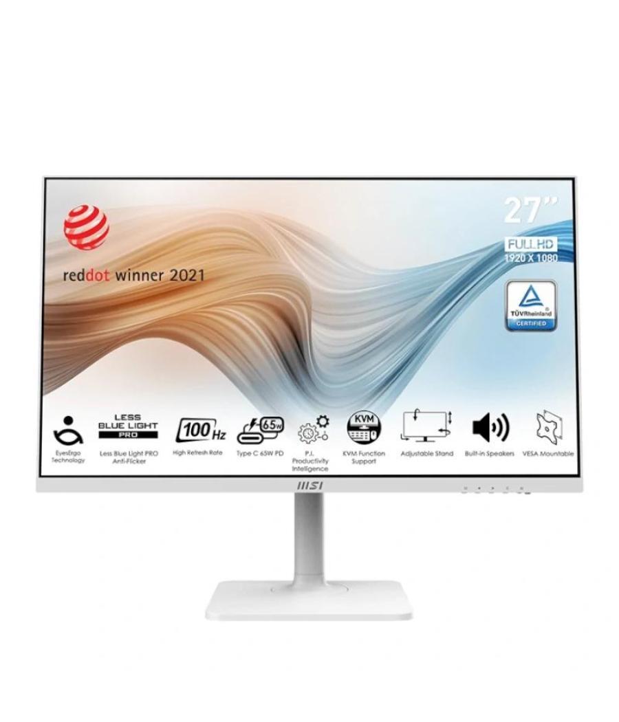 Msi md272xpw monitor 27"ips fhd 100h dp hdmi mm aa