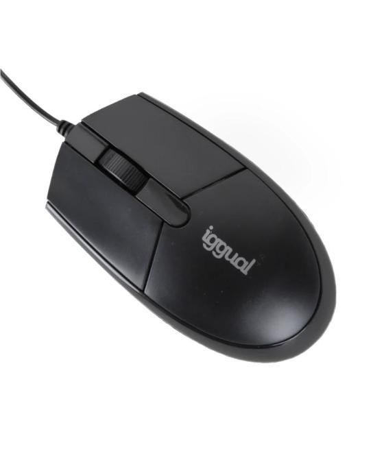 Iggual ratón óptico com-basic3-800dpi negro