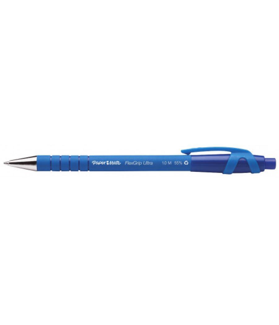 Boligrafo flexgrip ultra retractil 1.0 azul papermate s01904