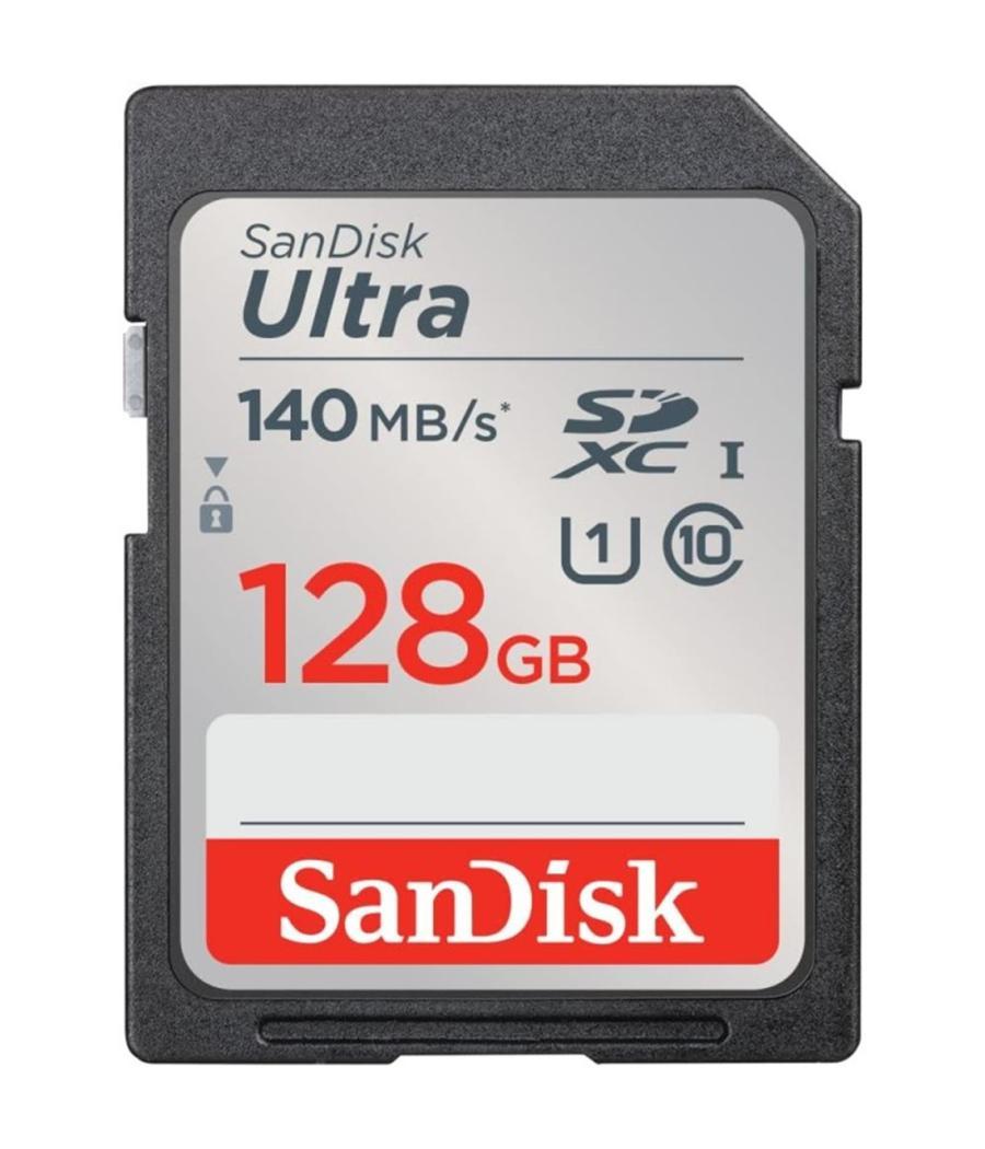 Tarjeta de memoria secure digital sdxc sandisk ultra - 128gb - clase 10 - sdxc - 140mb - s